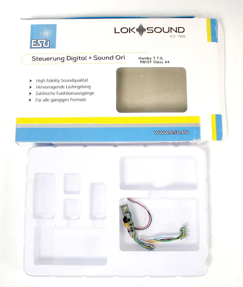 HORNBY 'MULTI' GAUGE R8107 GRESLEY CLASS A4 TTS DCC SOUND DECODER *DECODER ONLY - Image 1 of 2