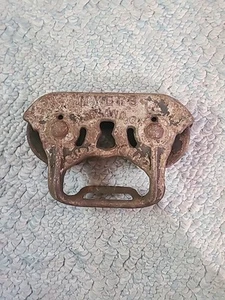 Antike Myers Sure Grip Gusseisen Scheunentor Rollenhänger Hardware Farm Fresh  - Bild 1 von 7