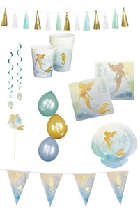 Boland Mermaid Tableware & Party Decorations - Picture 1 of 9