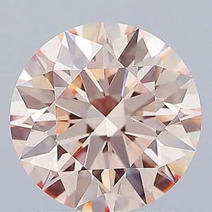 Round 2.00ct Fancy Pink VS2 IGI Loose Lab Grown Diamond - Picture 1 of 3
