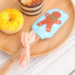 Wooden Butter Scraper Man Cake Mixing Spatula Holiday Kitchen Utensils - Picture 1 of 11