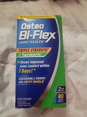Osteo Bi-Flex Salud Articular Triple Fuerza + Cúrcuma 80ct 02/2026 Foto 1 de 3