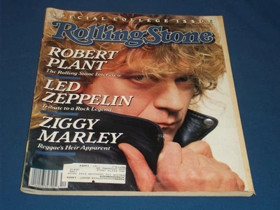 1988 MARCH 24 ROLLING STONE MAGAZINE - ROBERT PLANT COVER - H 10564 - Image 1 of 2
