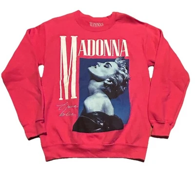 Sudadera con Gráfico Álbum Madonna “True Blue” Rosa Talla Pequeña Foto 1 de 3