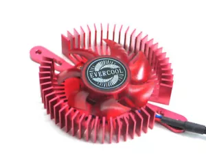 EverCool VC-RI-R Mini UFO Universal VGA Cooler, Red - Picture 1 of 1