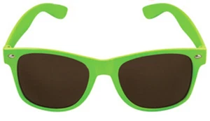Neon Sunglasses Shades Hawaiian BBQ Summer Beach 80s 90s Festival Costume - Picture 1 of 5