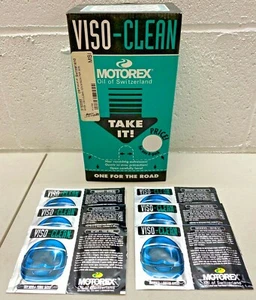 Motorex Viso-Clean Visor & Helmet Cleaning Cloths Wipe pack kit - 6-Pack - Picture 1 of 3