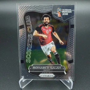 2018 PANINI PRIZM WORLD CUP MOHAMED SALAH SCORERS CLUB CARD NM - Picture 1 of 2