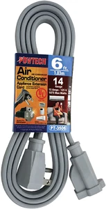 Heavy Duty 6 FT Air Conditioner and Major Appliance Extension Cord UL Listed 14 - Picture 1 of 12