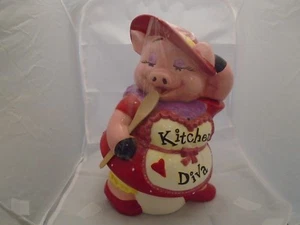 Kitchen Diva Keramik Keksdose absolut bezaubernd Schwein - Bild 1 von 5