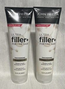 2 Pack John Frieda Ultrafiller + Thickening Shampoo & Conditioner 8.3 Oz Each - Picture 1 of 1