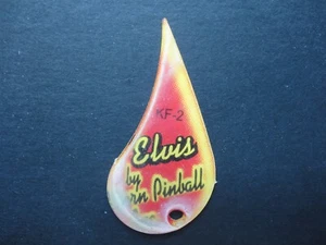 Elvis Pinball Promo Plastic Tear Drop Key Chain Mint - Picture 1 of 1