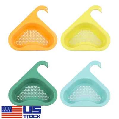 Estante de fregadero de cocina duradero plástico colador cesta filtro drenaje en forma de cisne EE. UU. Foto 1 de 4