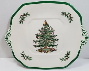 Spode Christmas Tree Cake 30 11 1/2" x 9 3/4" England S3324V Collectible VTG - Picture 1 of 12