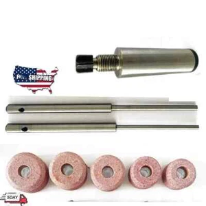 Valve Seat Grinder Stone Holder Sioux And Star Drive With Pilots 2 & Stones 5 - Picture 1 of 5