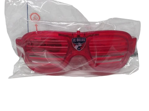 FC DALLAS Team Promo Novelty Glasses - New in Package Cover