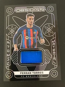 2022-23 Panini Obsidian Atomic Material Electric Etch Purple Ferran Torres ed/50 - Bild 1 von 2