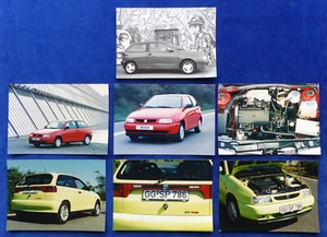 S061) Seat Ibiza MJ 1997 - Konvolut 7x fotos de prensa originales fotos de prensa 1996 - Imagen 1 de 2