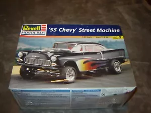 Revell #85-2211 Factory Sealed 1955 Chevy Street Machine 1/24 Scale 1998 kit - Picture 1 of 6