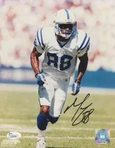 Marvin Harrison Signed Colts 8x10 Photo (JSA COA) - Bild 1 von 2