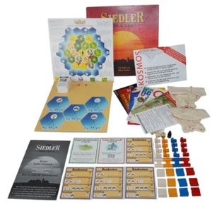 Siedler von Catan Basisspiel Kosmos 1995 Holzversion Spiel des Jahres unbespielt - Bild 1 von 13