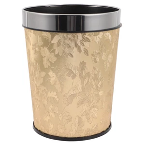 Vintage Wastebasket Waste Paper Basket Home Trash Can Kitchen Rubbish Can - Picture 1 of 12