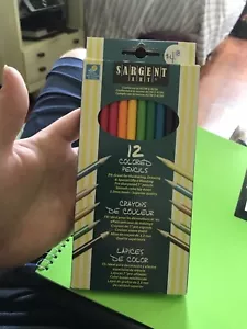 Sargent Art 12 Colored Pencils For Illustrating Drawing Special Effect 7" - Picture 1 of 1