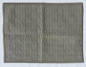NEW WILLIAMS SONOMA Gray Kingston Quilted Cot Velvet Pillow Case Sham STANDARD - Picture 1 of 3