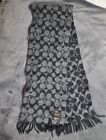 Coach Scarf Used In Good Condition Size 60 In X 10 In Black / Gray Color