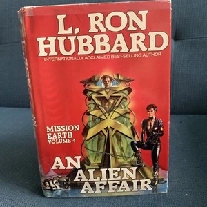 L. Ron Hubbard Mission Earth An Alien Affair Vol 4 first edition HCDJ 1986 - Picture 1 of 11