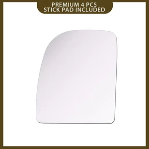 Upper Mirror Glass For 04-07 Ford F250 Super Duty Driver Left Side LH+Flat #2729 - Foto 1 di 9