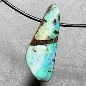 Hervorragender 42ct natürlicher australischer Felsbrockenopal Anhänger * siehe Videoclip - Bild 1 von 2