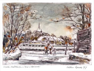 Lipsch, Arthur (1916 in Wicklitz bei Aussig - 2006 Halle) "Halle Kröllwitz" 1997 - Bild 1 von 4