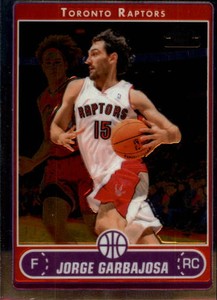 2006-07 Topps Chrome Basketball #166 Jorge Garbajosa RC
