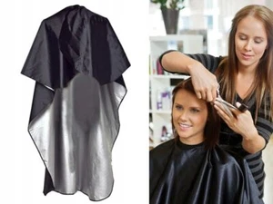 MANTELLA TAGLIO CAPELLI BARBIERE PARRUCCHIERE TINTA IMPERMEABILE TELO MANTELLINA - Foto 1 di 11