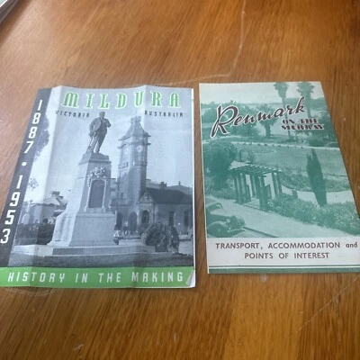 Mildura & Renmark Vintage Tourist Brochures  - image 1 of 4