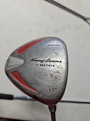 Tommy Armour TI Matrix Junior 15° Wood Ultra Light Weight Kids Sized Red Club - Image 1 of 4