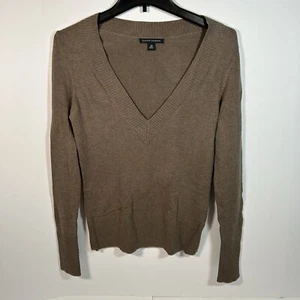 Banana Republic Premium Luxe Yarn Brown Long Sleeve Sweater Men's sz xs - Picture 1 of 4
