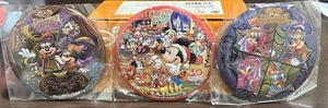 Disney Badges 2012 2013 Halloween Christmas 3 pcs used bulk sale - Picture 1 of 4