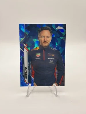 Topps Chrome Sapphire Edition Formula 1 2020 - F1 Crew Christian Horner #90 (RC) Foto 1 de 2