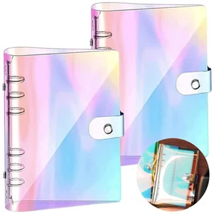 2Pcs A6 Notebook Binder Budget Planner Organizer Cash Binder Sheets - Picture 1 of 12