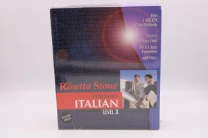 Official Rosetta Stone Italian Level 2 Personal Edition NEW Sealed CD Rom Window - Picture 1 of 6