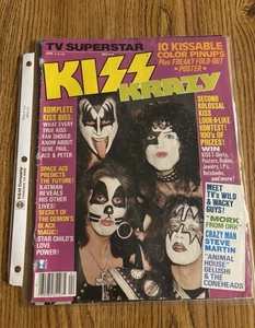KISS Krazy Color Magazine Cutup Vintage Photo inside - Picture 1 of 7