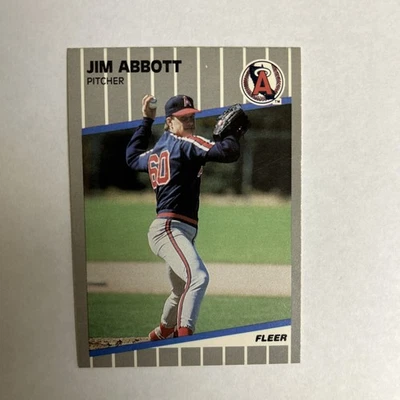 1990 Fleer Update Jim Abbott RC #U-11 - Image 1 of 3