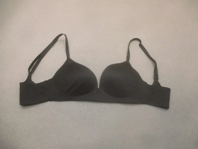 Sutiã feminino 32A Gap preto forrado sem fio fechamento traseiro liso diário 10U - Imagem 1 de 4