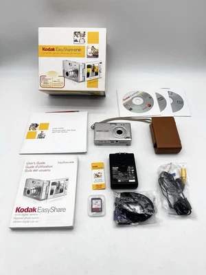 Kodak EasyShare One S143 Flip Touchscreen Wireless Camera with Accessories & Box - Image 1 of 4