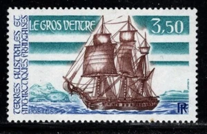 FRENCH SOUTHERN & ANTARCTIC TERRITORIES Sc #136 MNH 1988 SHIP Le Gros Ventre - Picture 1 of 1