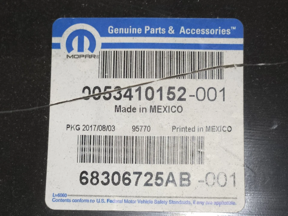 Genuine OEM Mopar Jeep 68306725AB Front Belly Pan 2017-2022 Compass  Foto 1 de 1