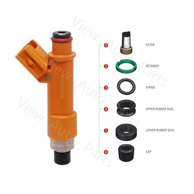 Kit de sello de reparación de inyector de combustible apto para Toyota Camry LEXUS HS250H 2,4 L 2970018 Foto 1 de 3