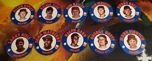 1978 PAPA GINO BASEBALL CARD DISC LOT of 18 MLB CARDS HOFs Papa Gino's Brett